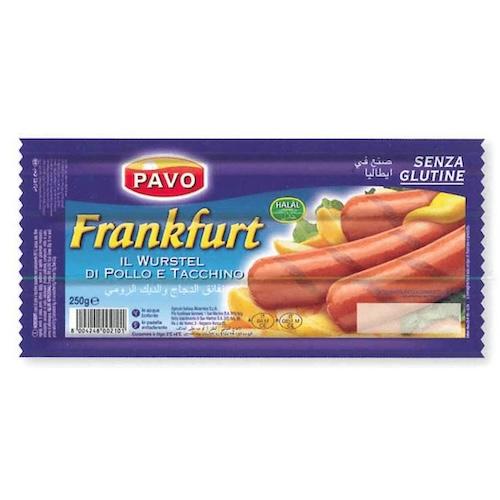 Pavo Frankfurter Chicken Frank Sausages 250 g x3