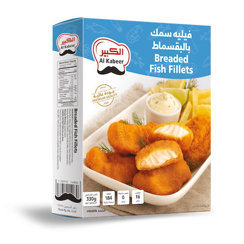 Al Kabeer Breaded Fish Fillets 330 g