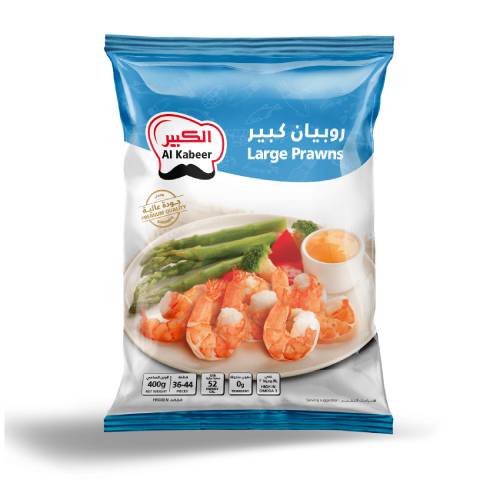 Al Kabeer Large Shrimps 400 g