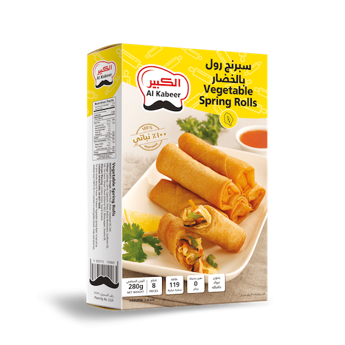 Al Kabeer Vegetable Spring Rolls 280 g x8