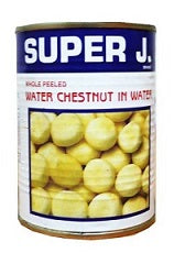 Super J Whole Peeled Water Chestnut 565 g