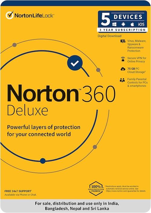 Norton 3 User 360 Deluxe 5 User 