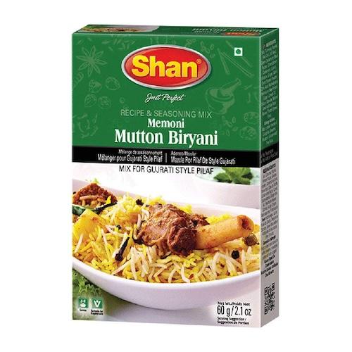Shan Memoni Mutton Biryani Recipe & Seasoning Mix 60 g