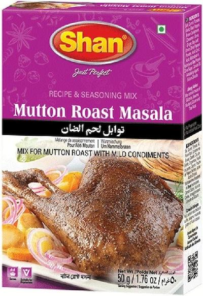 Shan Mutton Roast Masala Recipe & Seasoning Mix 50 g