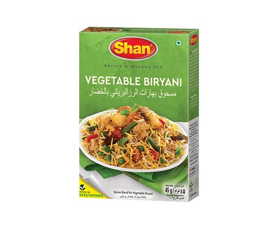 Shan Vegetable Biryani Recipe & Seasoning Mix 45 g