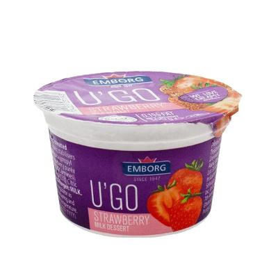 Emborg Ugo Milk Dessert Strawberry 100 g