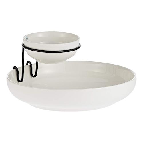 Symphony Pearl Chip & Dip Set With Stand 3 Pieces SY7158
