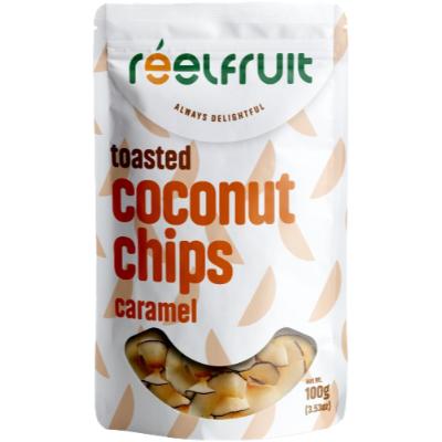 Reelfruit Toasted Coconut Chips Caramel 100 g