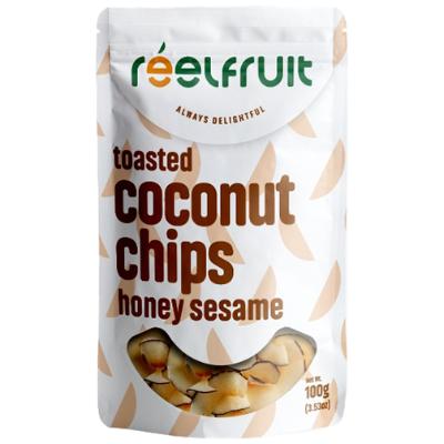 Reelfruit Toasted Coconut Chips Honey Sesame 100 g