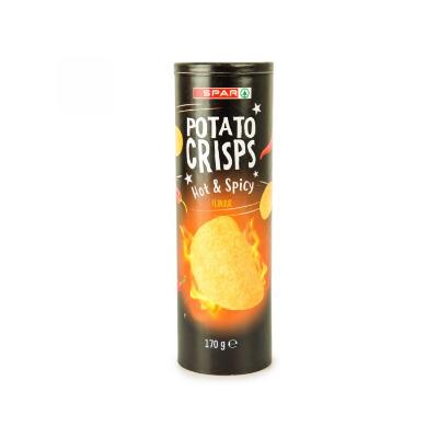 Spar Potato Crisps Hot & Spicy 170 g