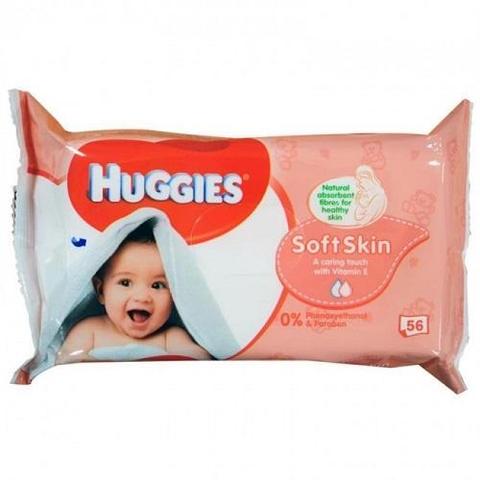Huggies Baby Wipes Soft Skin x56