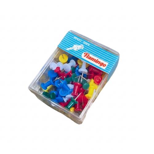 Flamingo Push Pin x100