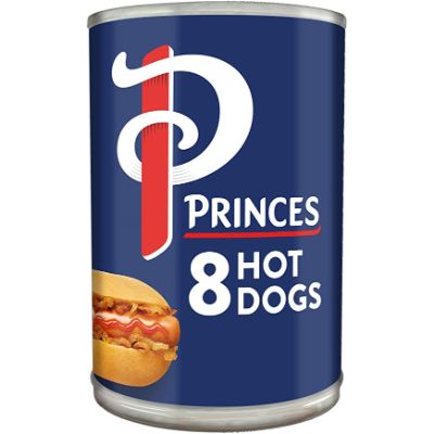 Princes Hot Dogs in Brine 400 g x8