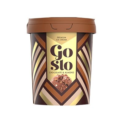 Go Slo Ice Cream Chocolate & Almond 460 ml