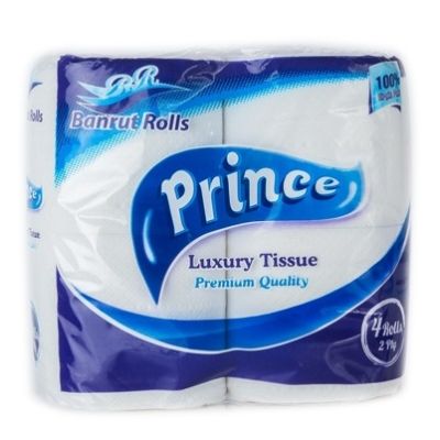 Banrut Rolls Prince Luxury Toilet Tissue 2 Ply 12 Rolls