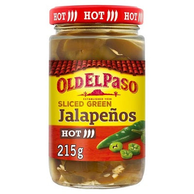 Old El Paso Pickled Hot Jalapeno Slices 340 g