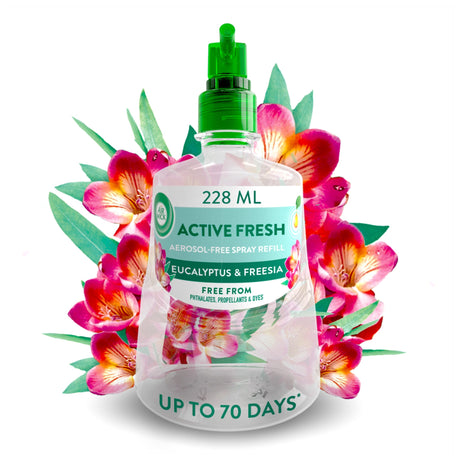 Air Wick Air Freshener Active Fresh Refill Eucalyptus & Freesia 228 ml
