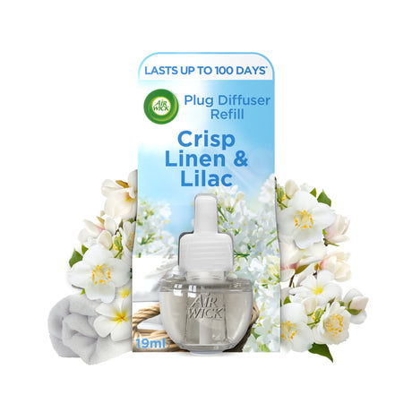 Air Wick Air Freshener Plug In Refill Linen & Lilac 19 ml