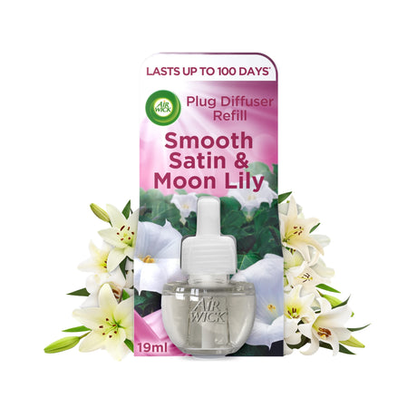 Air Wick Air Freshener Plug In Refill Satin & Lily 19 ml