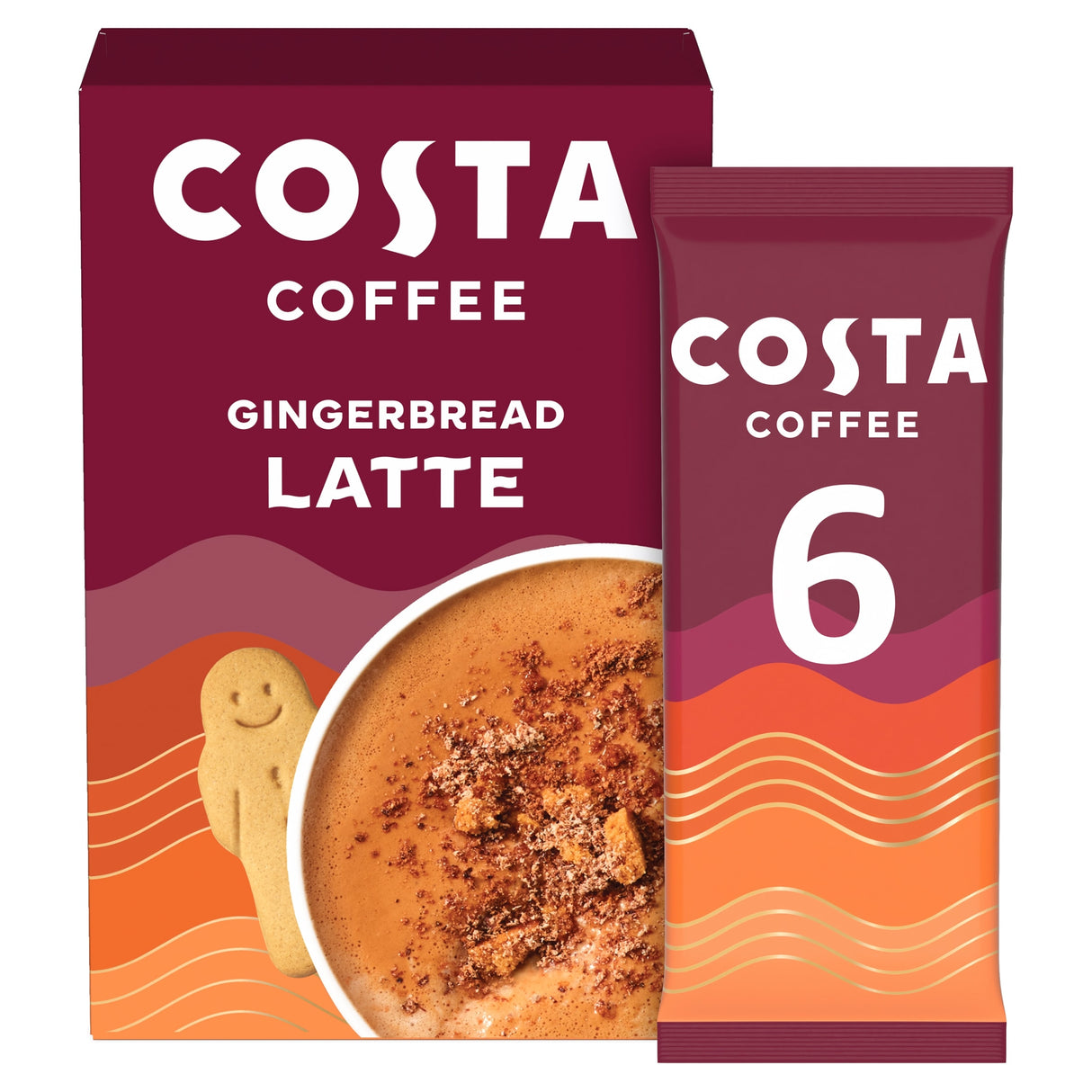 Costa Coffee Gingerbread Latte 6 x 17 g