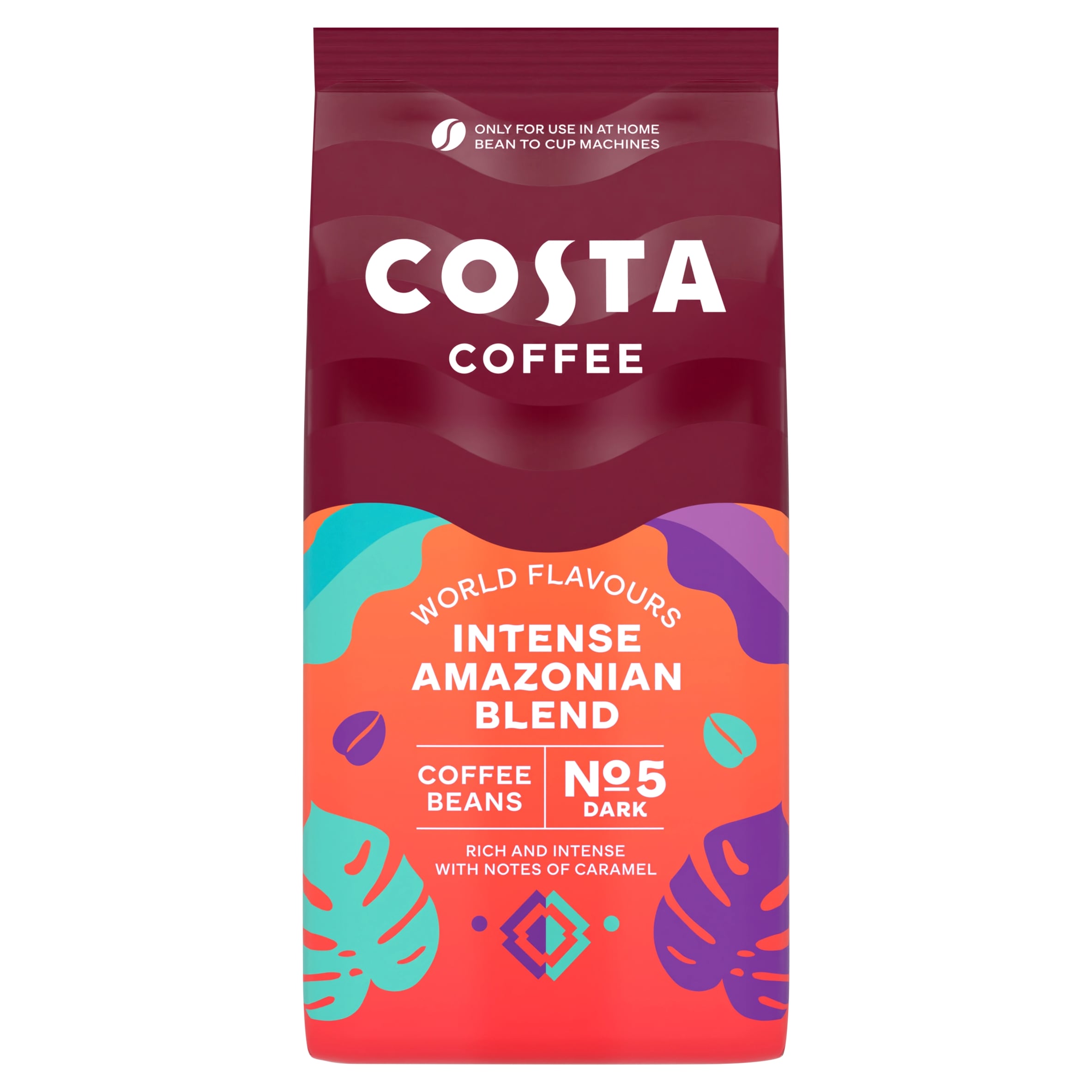 Costa Coffee Intense Amazonian Blend Coffee Beans 1 kg