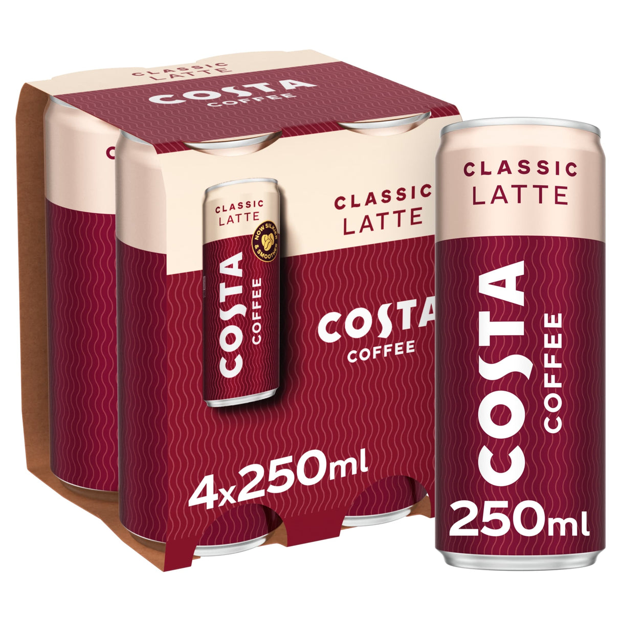 Costa Coffee Latte 4 x 250 ml