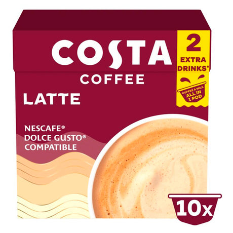Costa Coffee Latte Pods 10 x 16 g