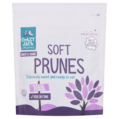Crazy Jack Organic Organic Soft Ready To Eat Prunes 200 g
