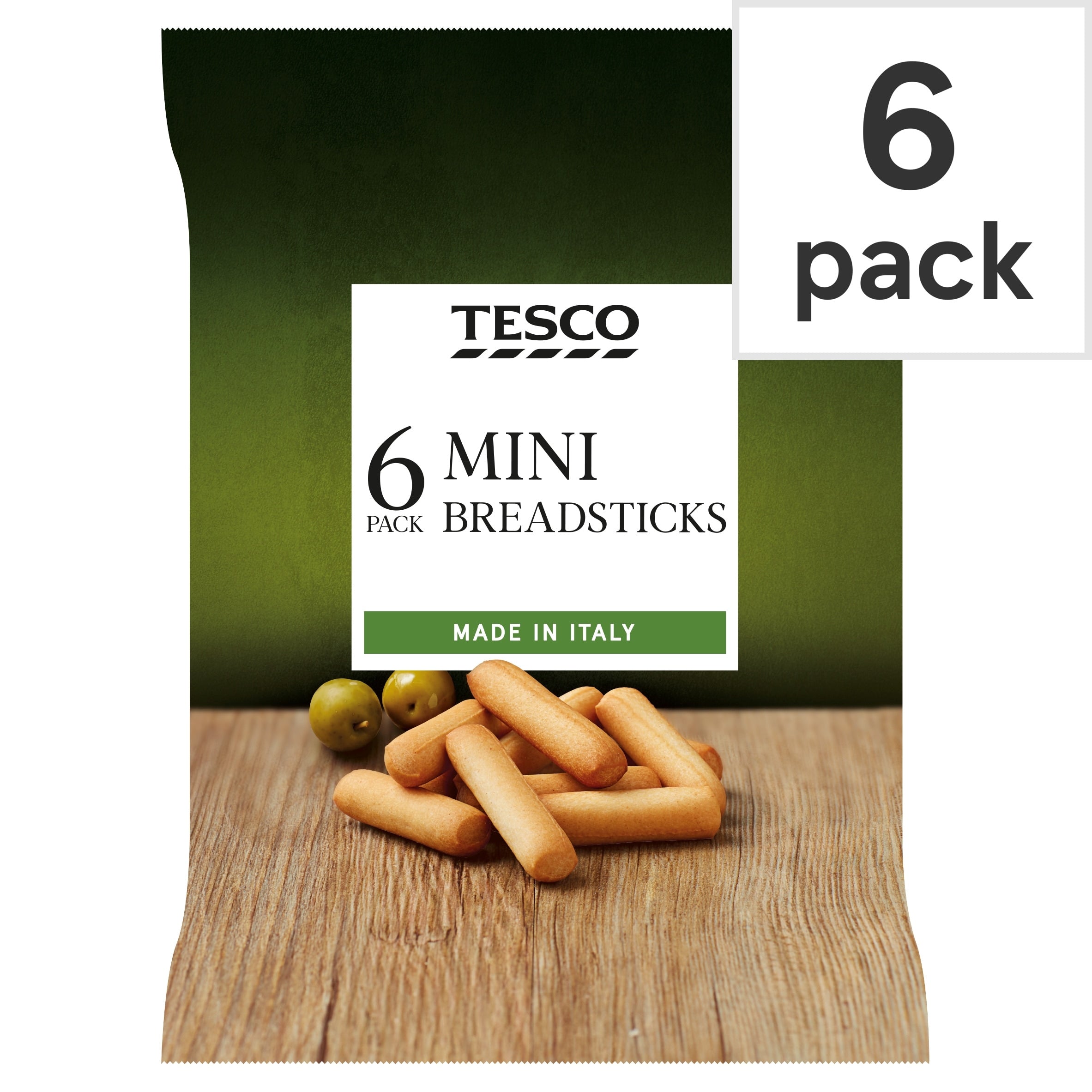 Tesco Mini Breadsticks 6 Pack 120 g