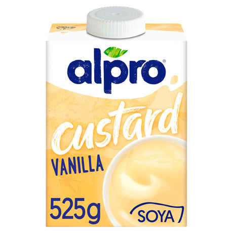 Alpro Vanilla Dairy-Free Soya Custard 525 g