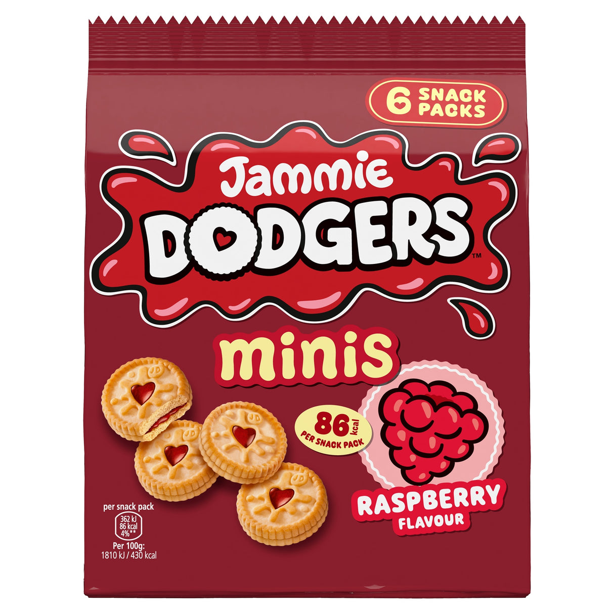 Jammie Dodgers Minis 6 x 20 g