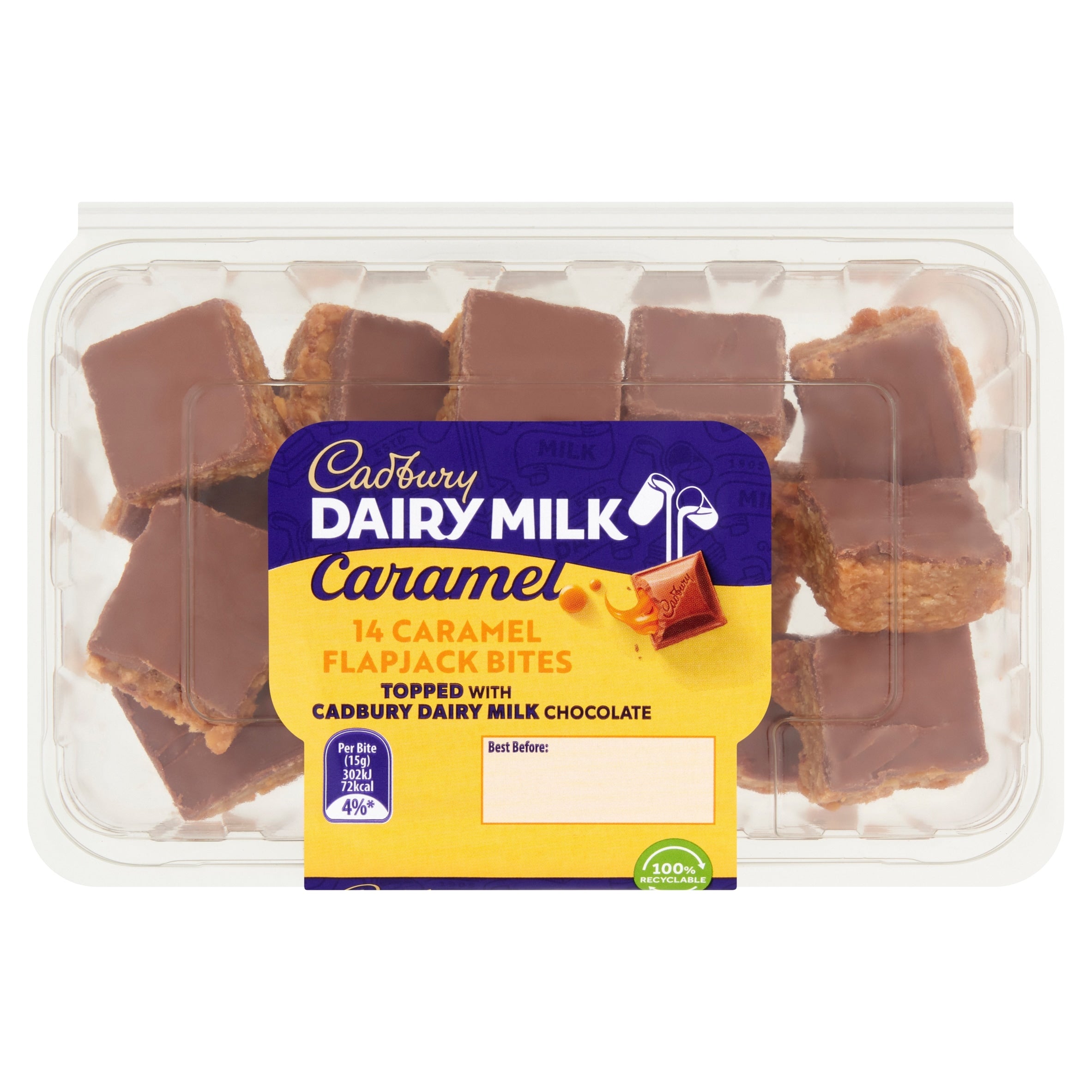 Dairy Milk Caramel Flap Jack Bites x 14
