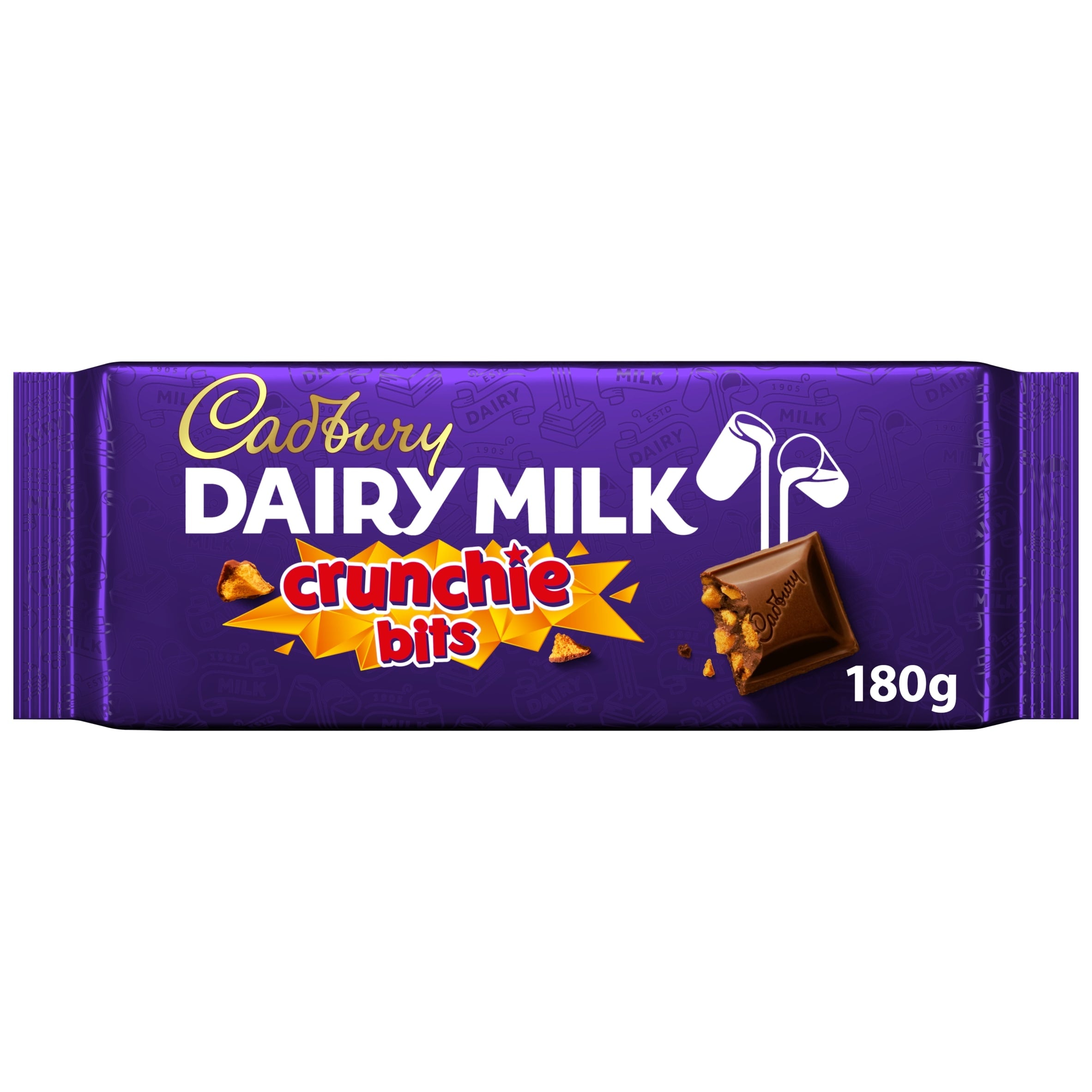 Dairy Milk Crunchie Bits Chocolate Bar 180 g
