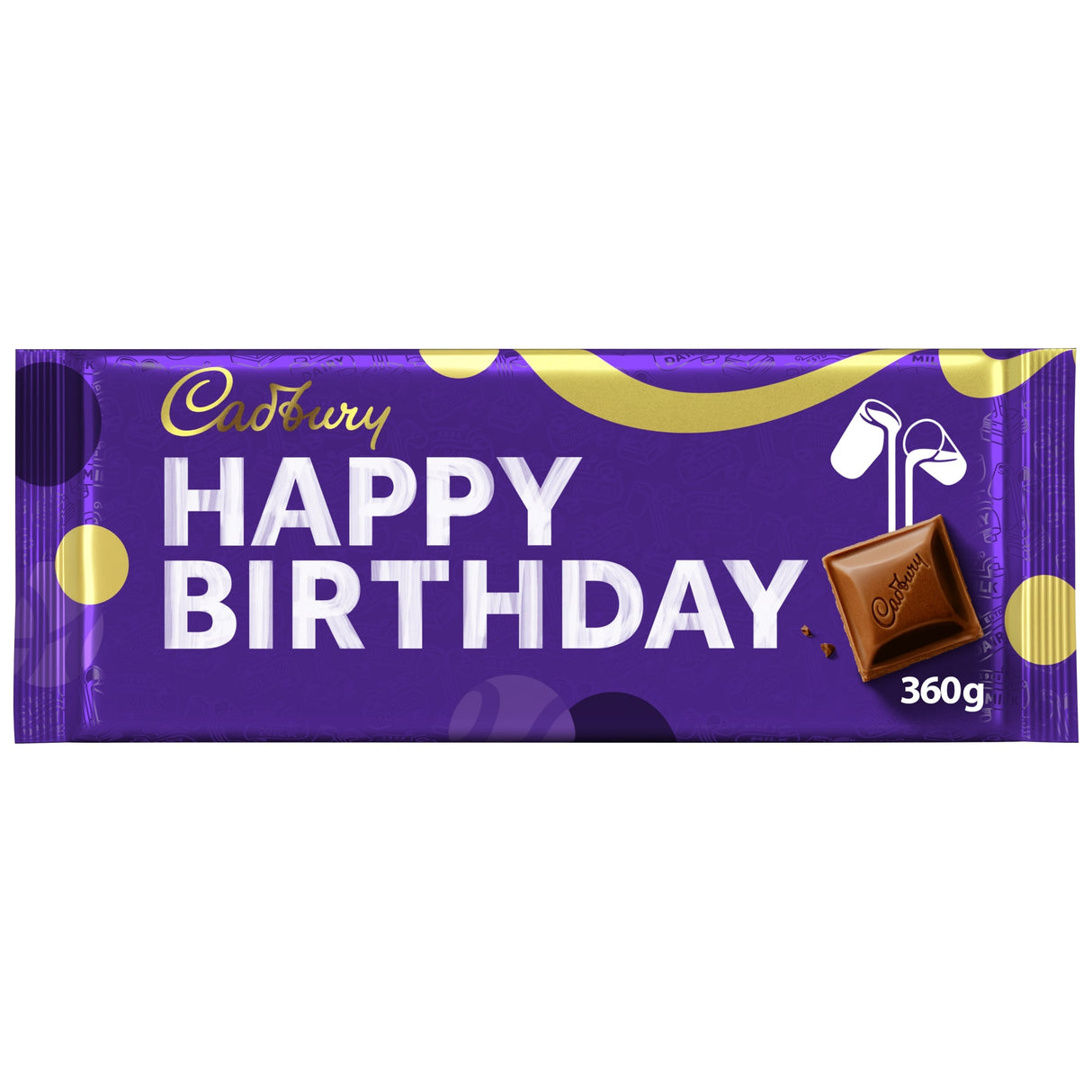 Dairy Milk Happy Birthday Chocolate Bar 360 g