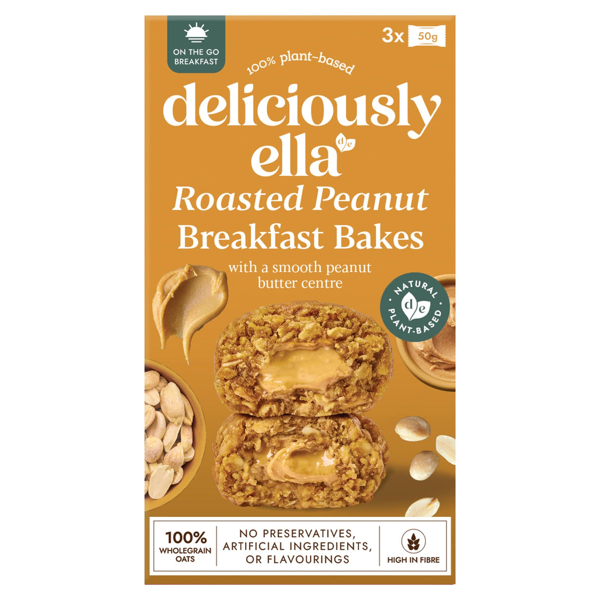 Deliciously Ella Roasted Peanut Breakfast Bakes 150 g