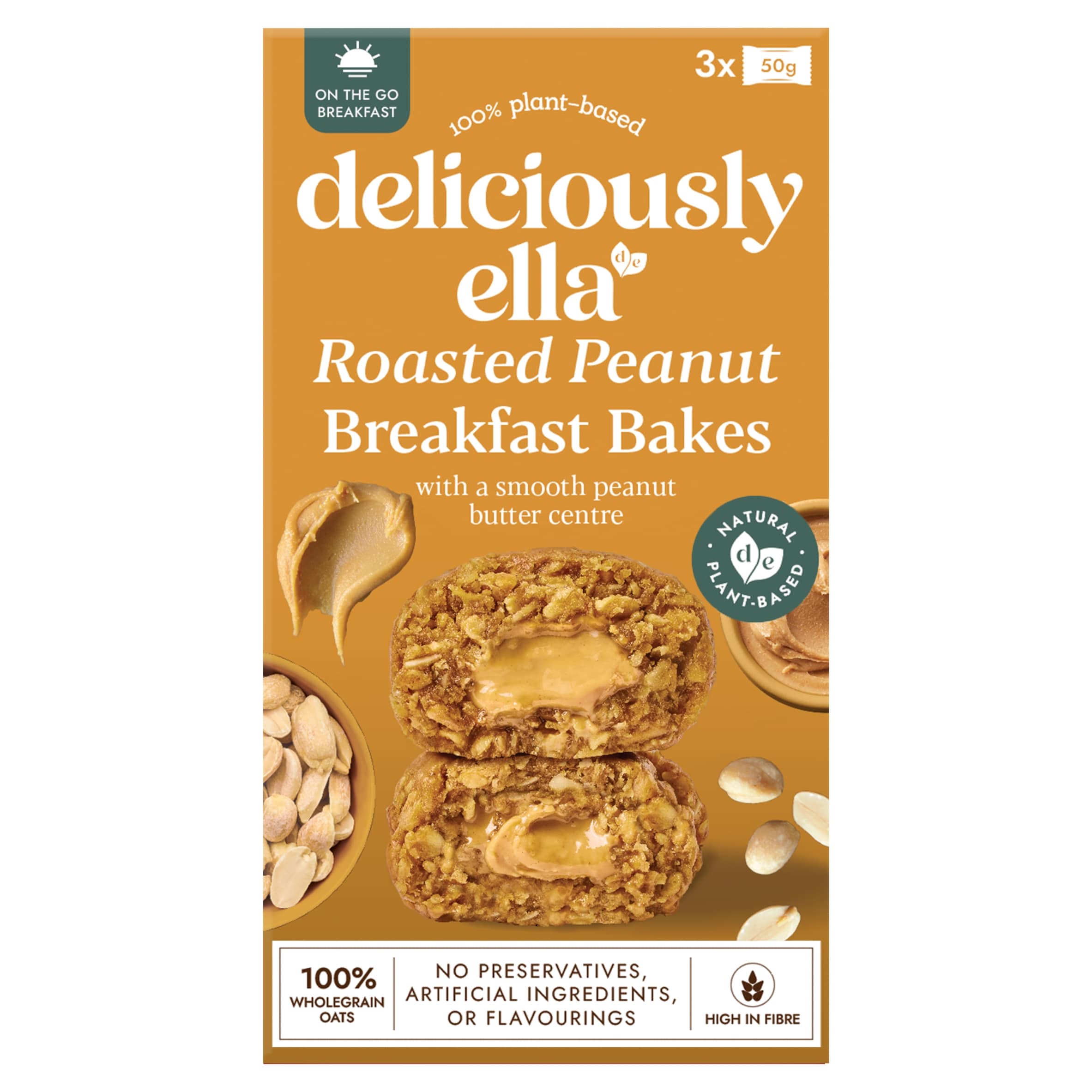 Deliciously Ella Roasted Peanut Breakfast Bakes 150 g