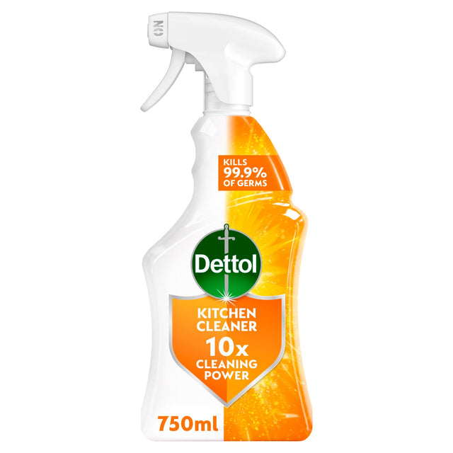 Dettol Anti-Bacterial Kitchen Surface Hob Cleaner Spray 750 ml