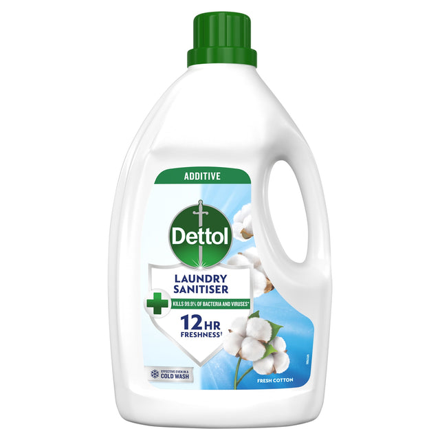 Dettol Anti-Bacterial Laundry Cleanser Liquid Fresh Cotton 2.5 L