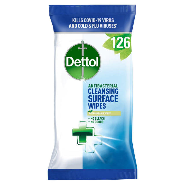 Dettol Anti-Bacterial Multi Surface Cleaning Wipes 126 Pack