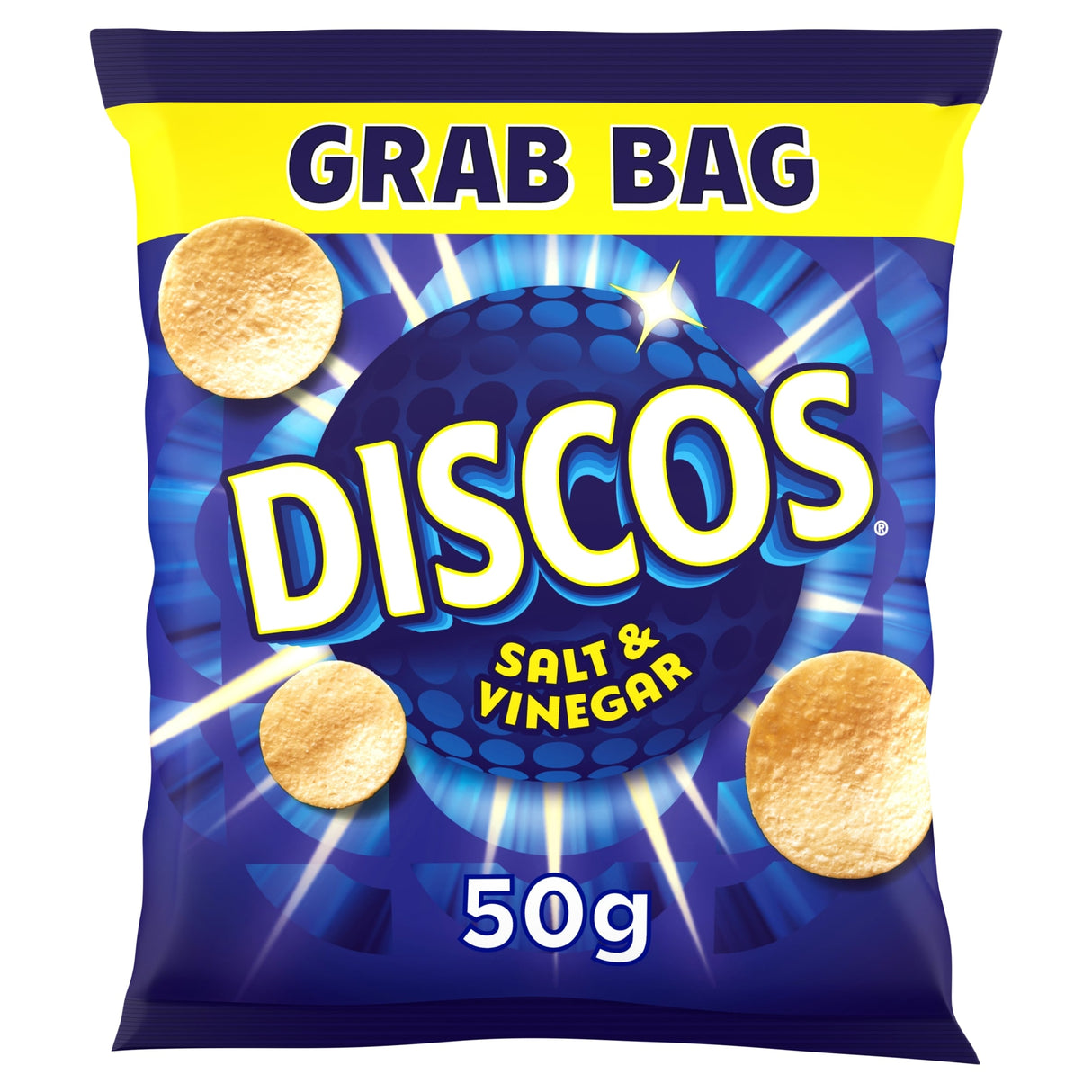 Discos Salt & Vinegar Grab Bag Crisps 50 g