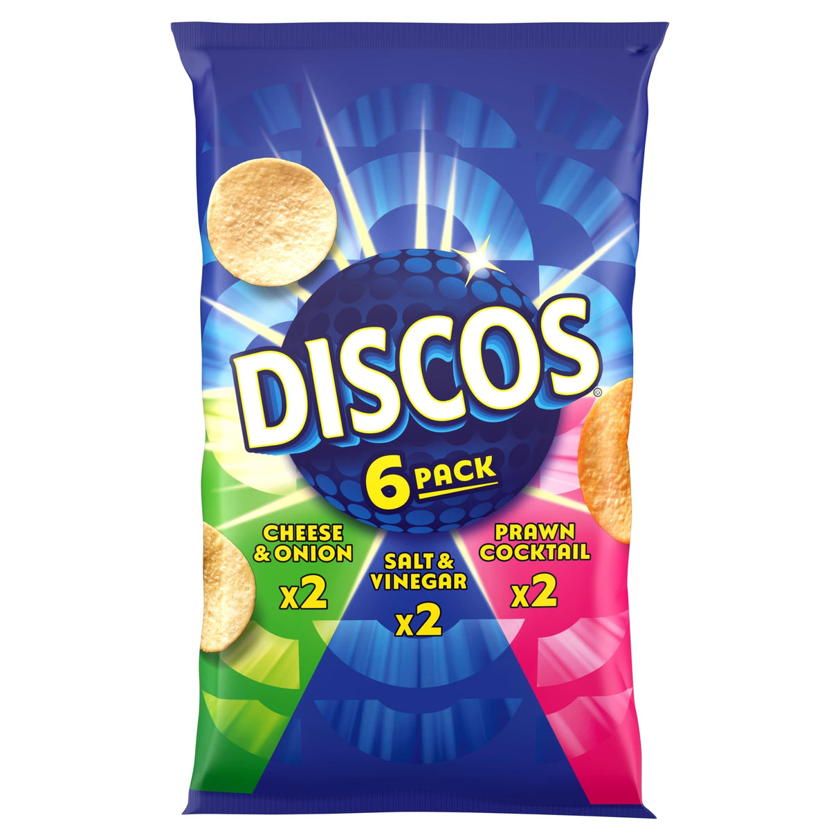 Discos Variety Multi-Pack Crisps 6 x 25.5 g