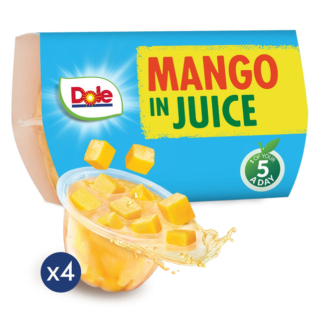 Dole Mango In Juice 4 x 113 g