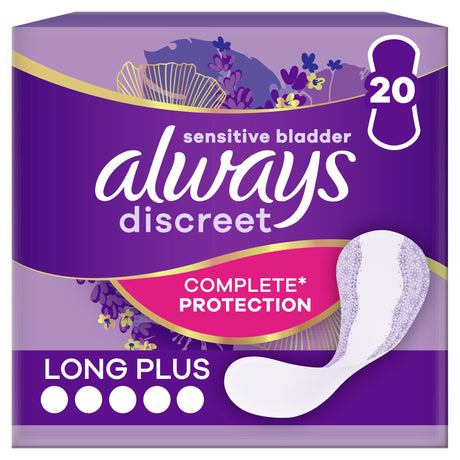 Always DiscreeTincontinence Liners Plus 20 Pack
