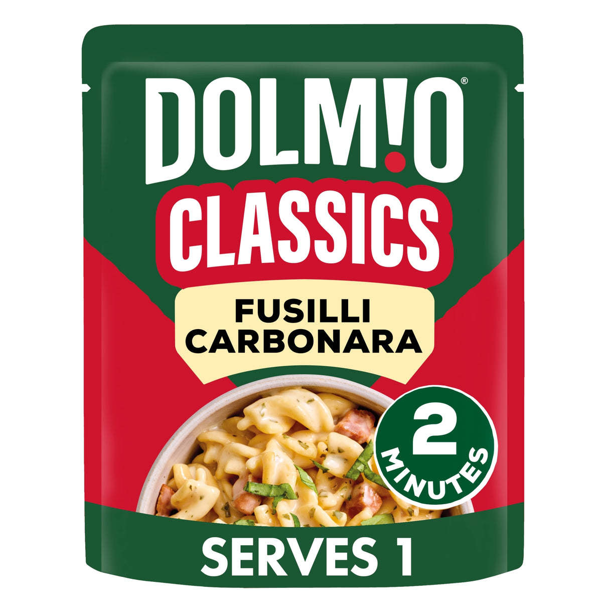 Dolmio Classics Carbonara Fusilli Pasta Ready Meal 250 g