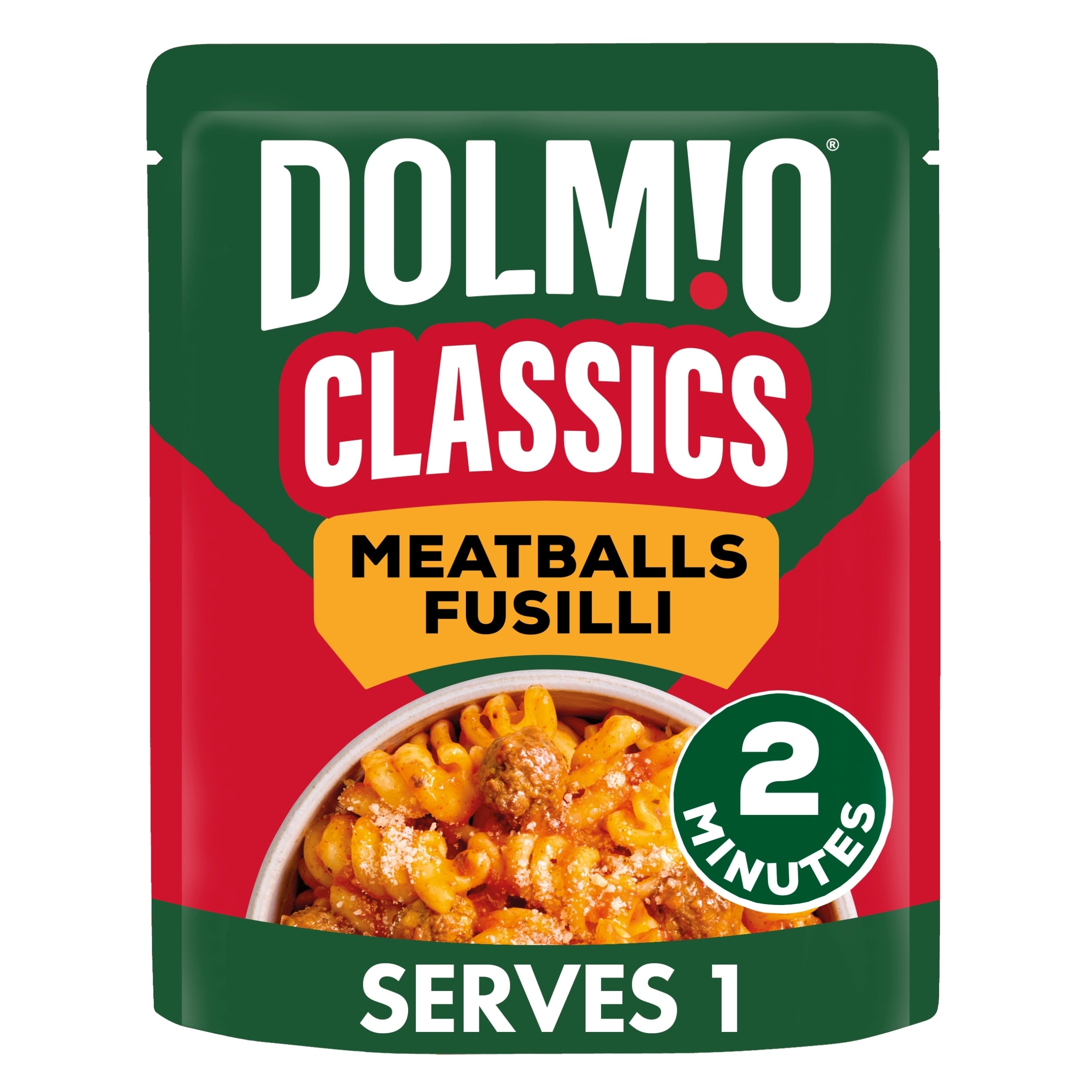 Dolmio Classics Meatballs Fusilli Pasta Ready Meal 250 g