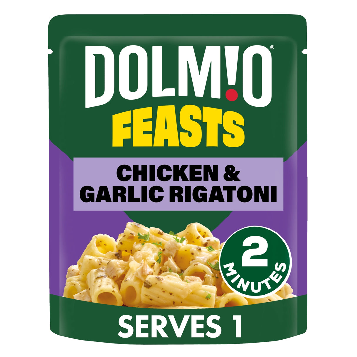 Dolmio Feasts Chicken & Garlic Rigatoni Pasta Ready Meal 250 g