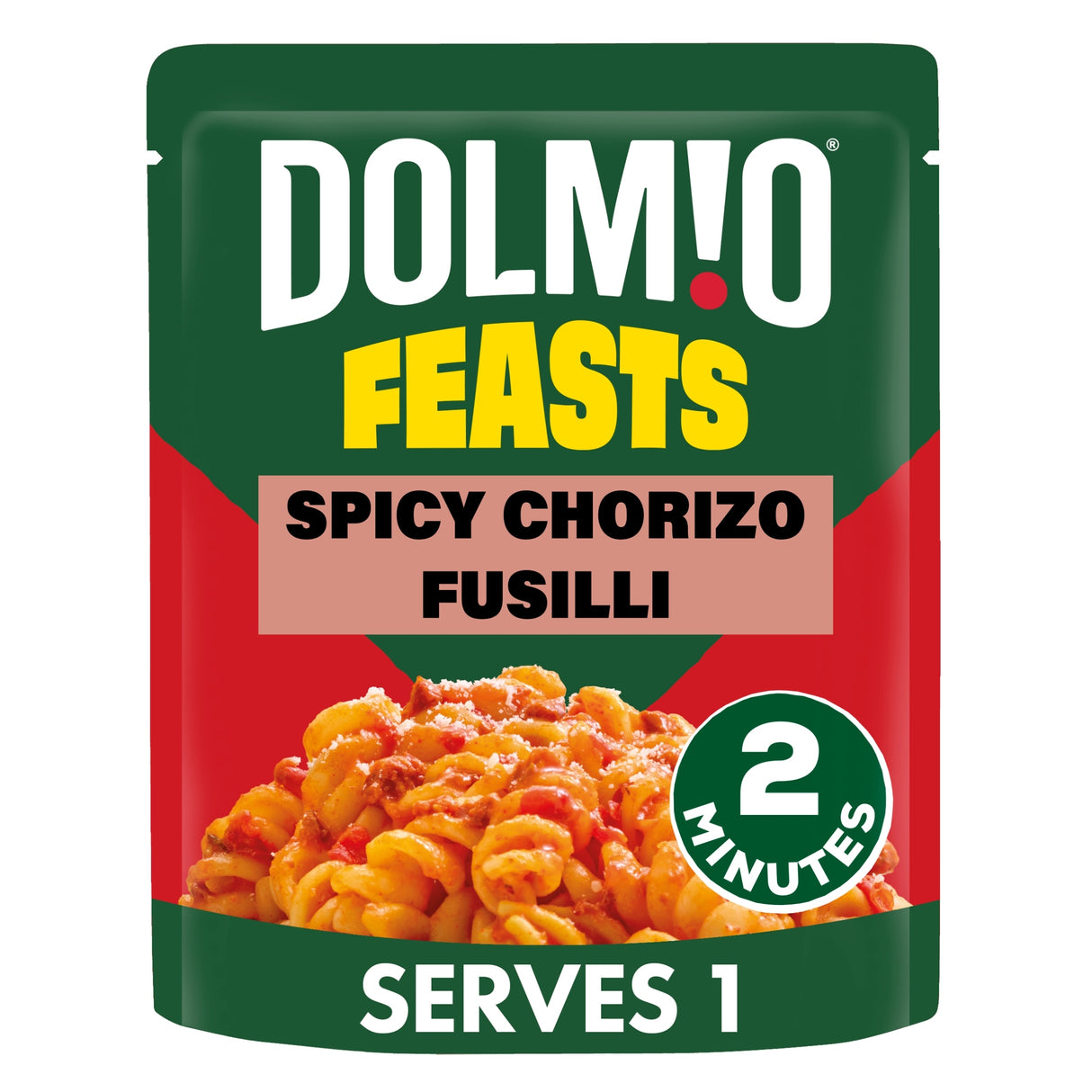 Dolmio Feasts Spicy Chorizo Fusilli Pasta Ready Meal 250 g