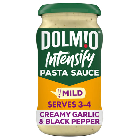 Dolmio Intensify Creamy Garlic & Black Pepper Sauce 390 g