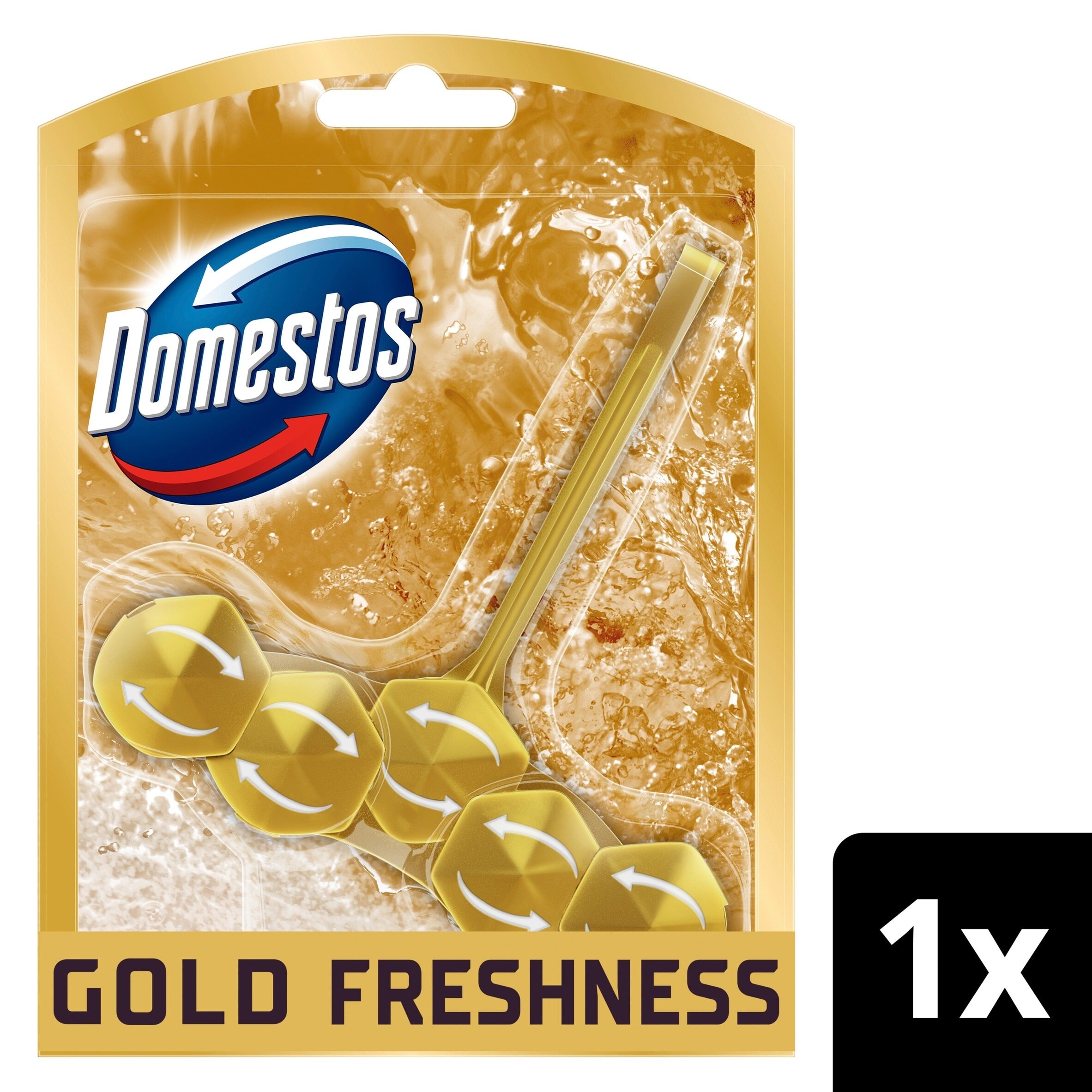 Domestos Power 5 gold Freshness Toilet Rim Block 50 g