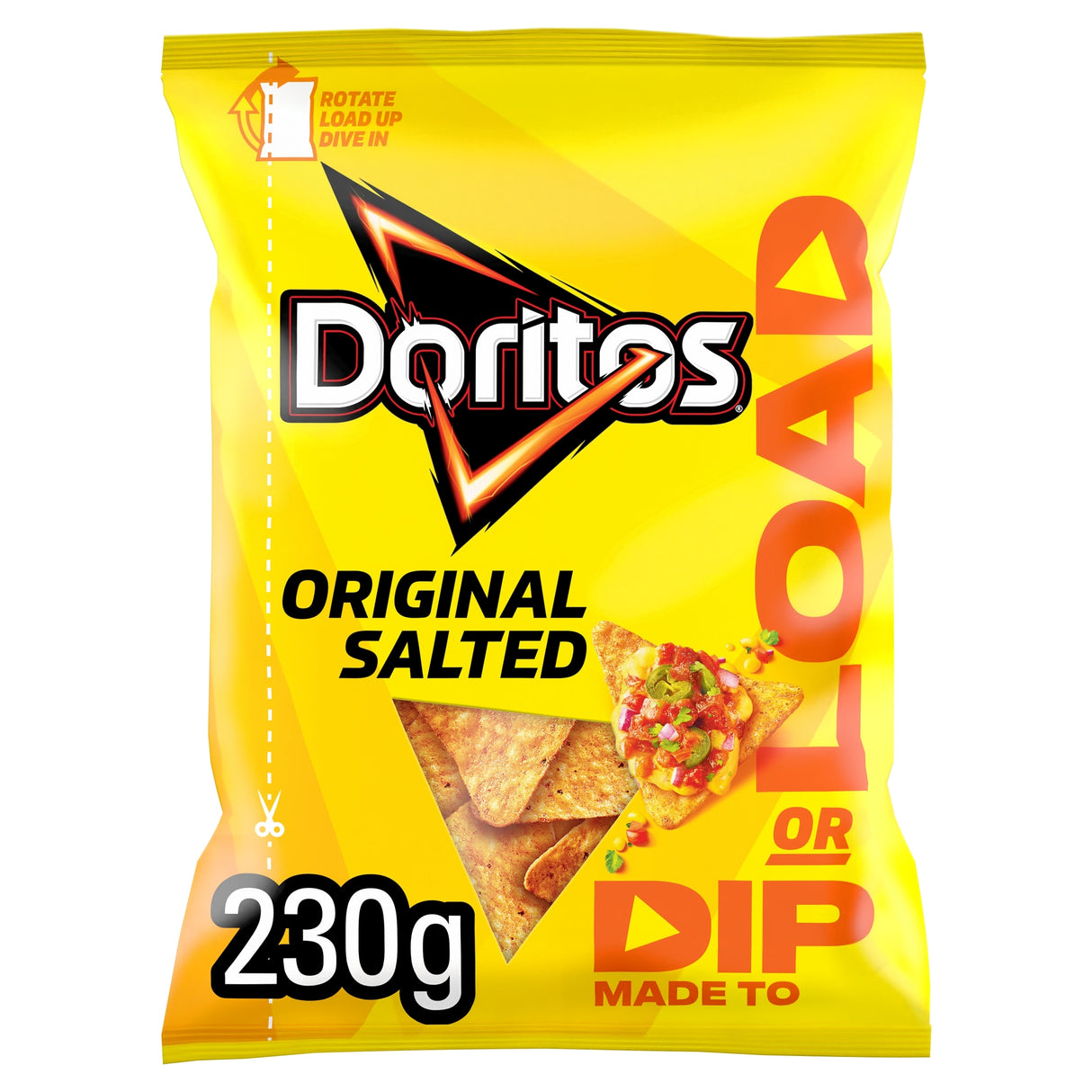 Doritos Dip Or Load Original Salt Sharing Crisps 230 g